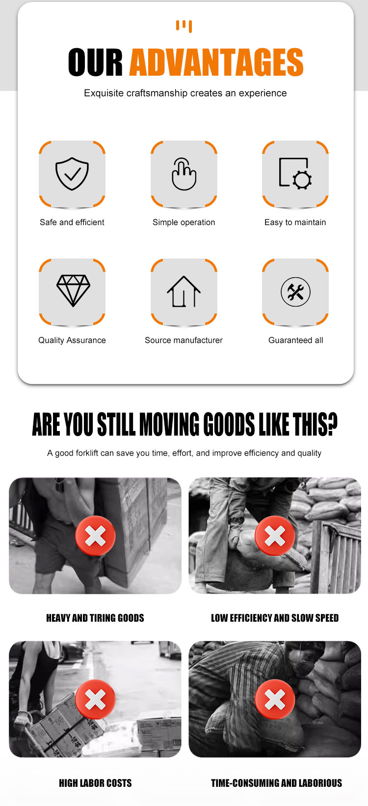 Electric Stackers Rated load 4.0ton