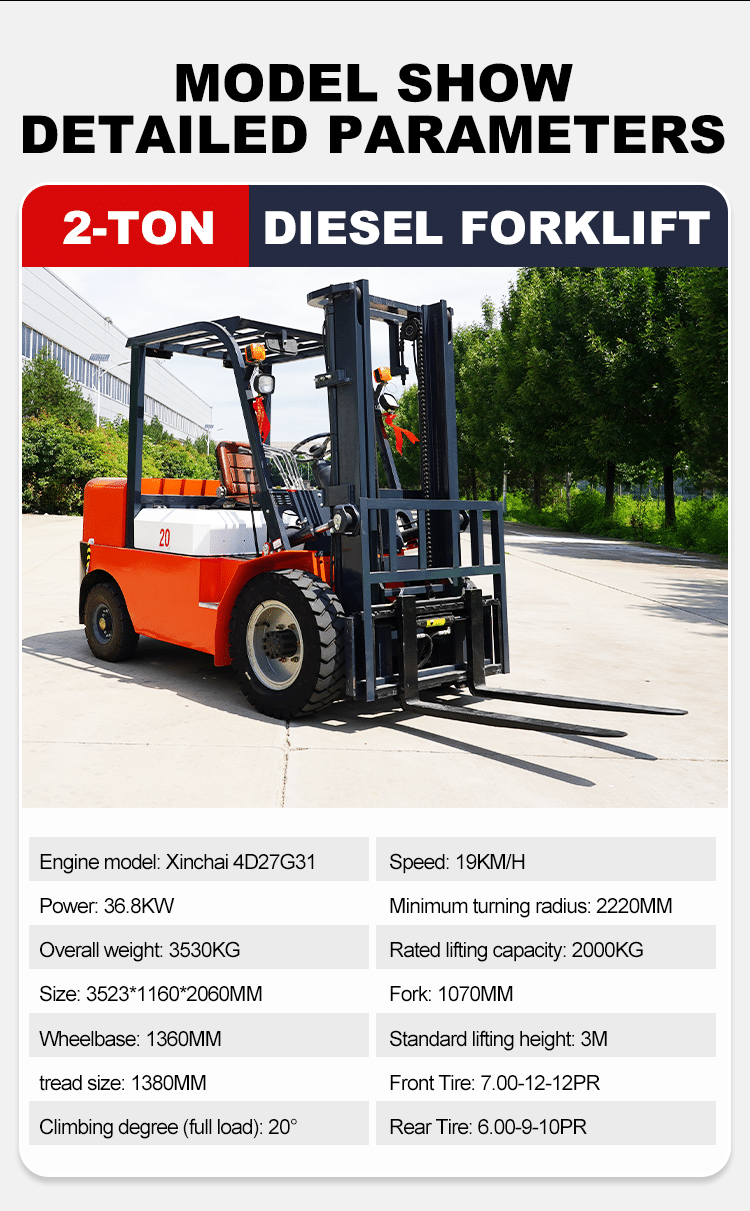 5Ton Internal Combustion Diesel-powered Forklift