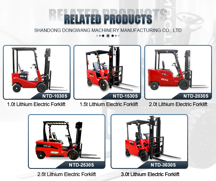 3.0Ton Electric Forklif with Battery