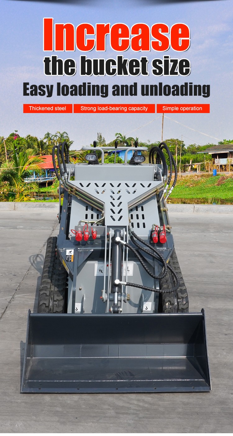 0.96 Ton mini skid steer loader