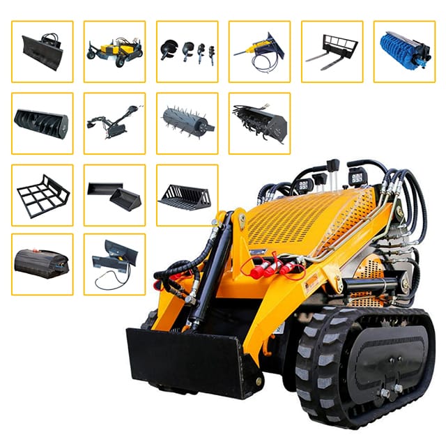 Skid Steer Loader with a Load Capacity of 0.96 Tons