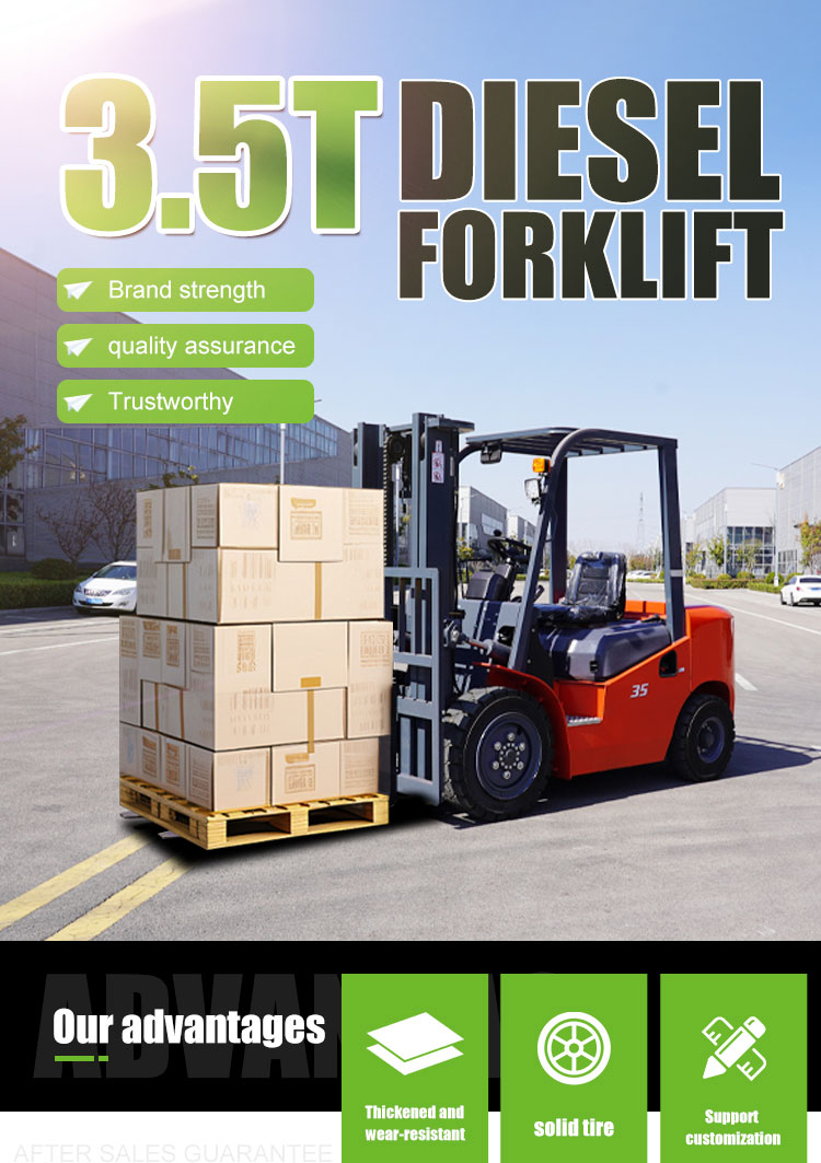 3.5T Diesel Forklift truck for sale