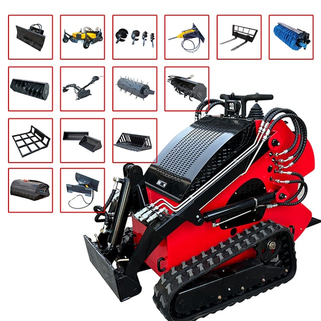 Skid steer loader load capacity 1.26Ton