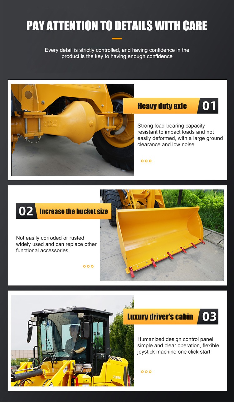 compact wheel loader 1.6 Ton