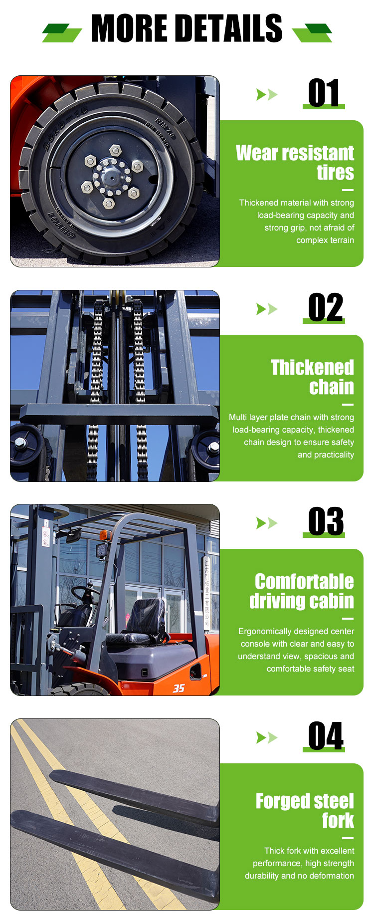 3.5T Diesel Forklift truck for sale