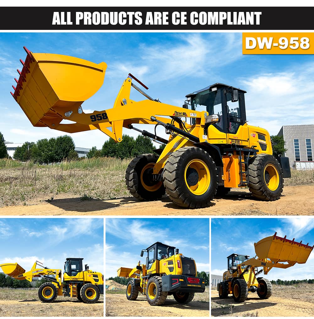 4.1Ton 4WD Loaders in Construction Boosting Site Efficiency