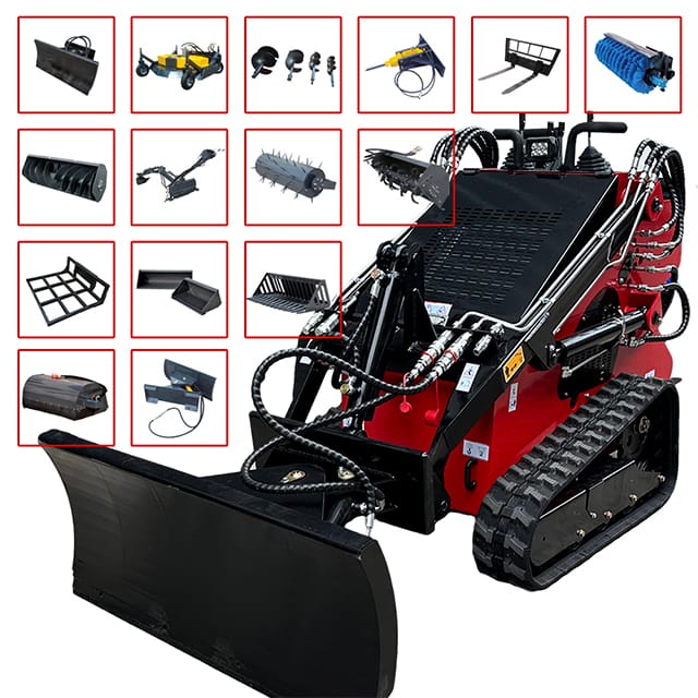 1.28 Ton mini skid steer loader