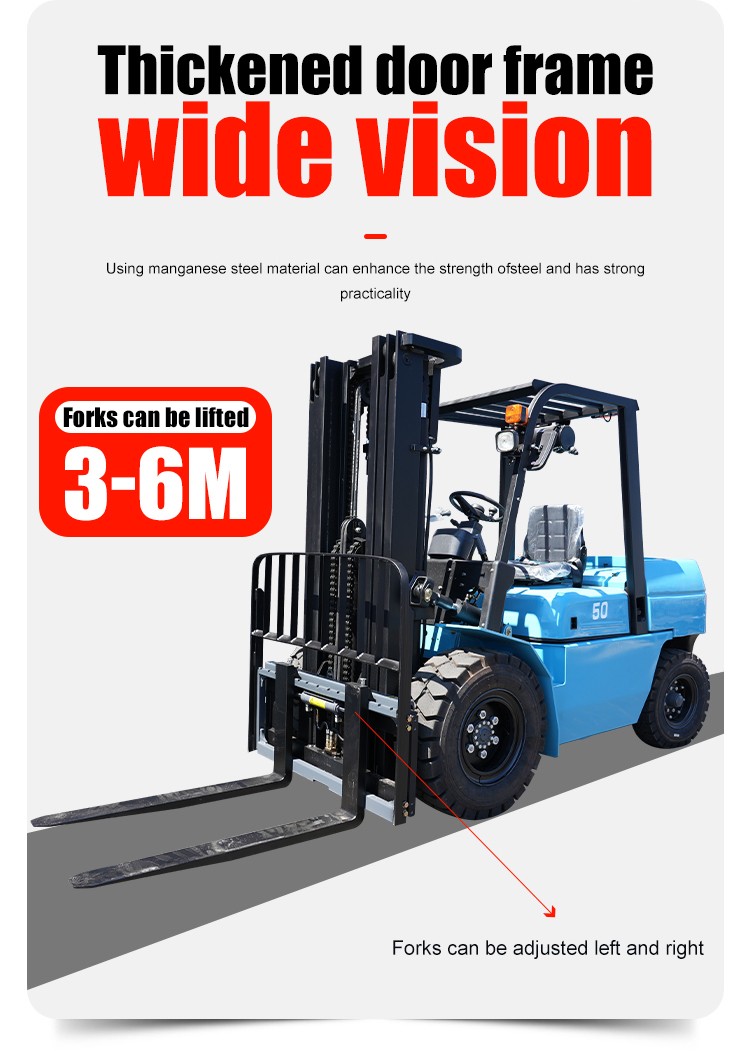 3.5T diesel powered forklift 