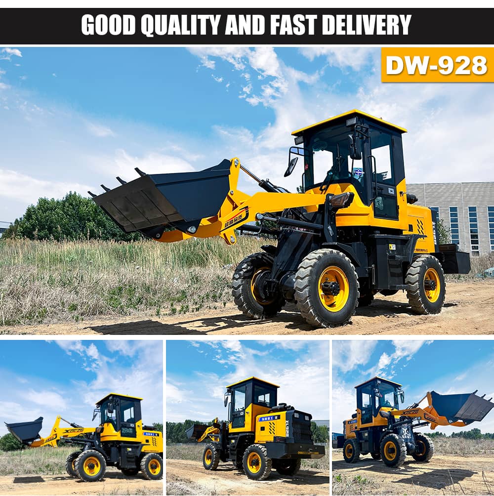 4.1Ton 4WD Loaders in Construction Boosting Site Efficiency