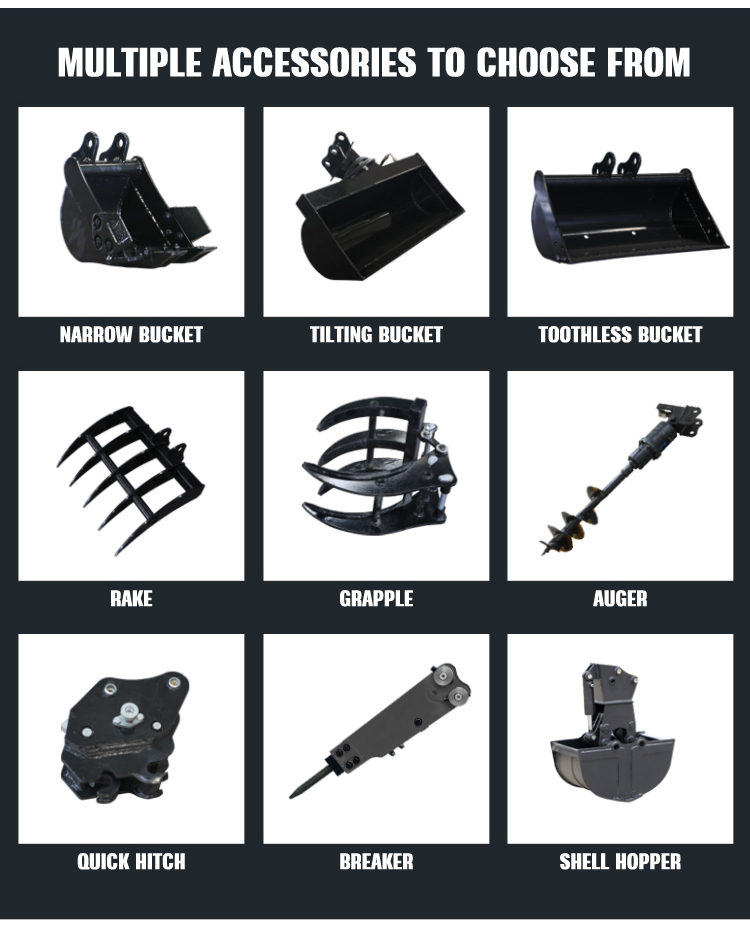 Escavadeira de 0,6 toneladas