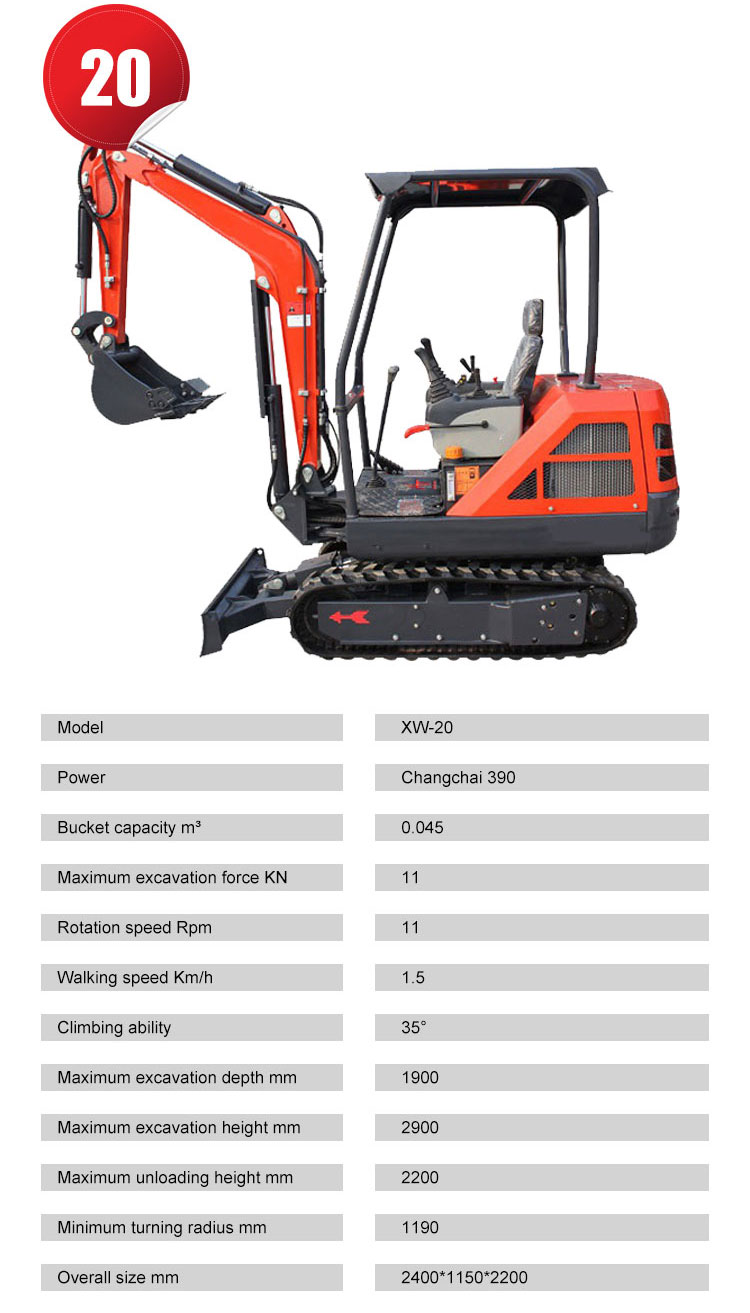 1.7 Ton Crawler Excavator