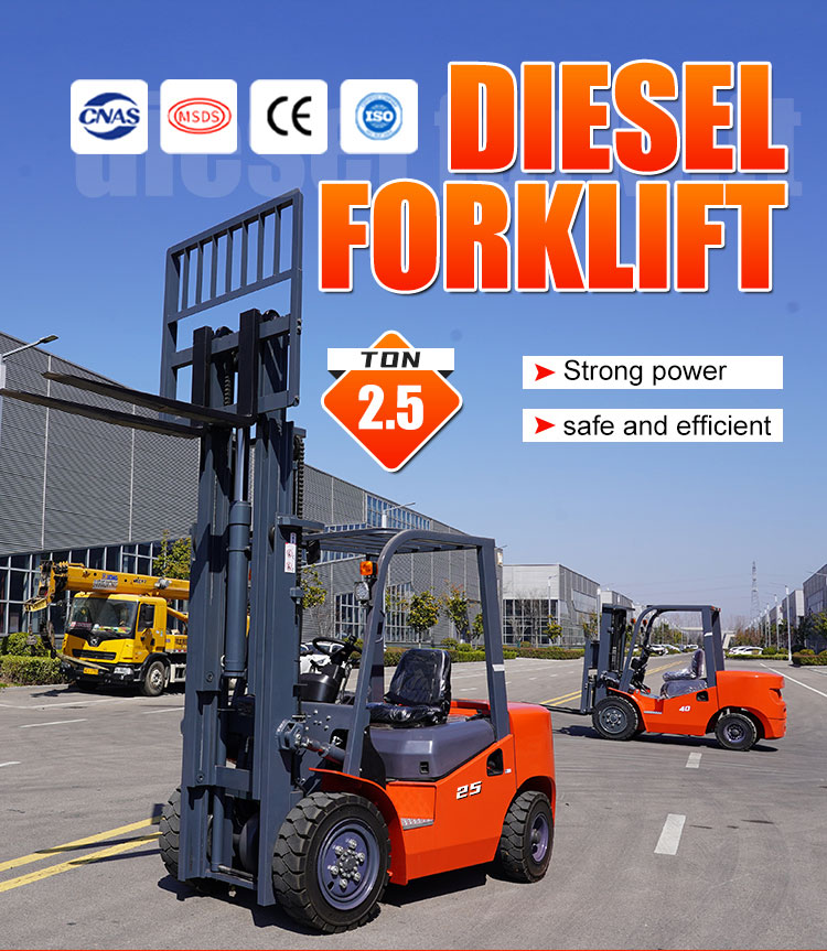 2.5T diesel forklift truck for sale