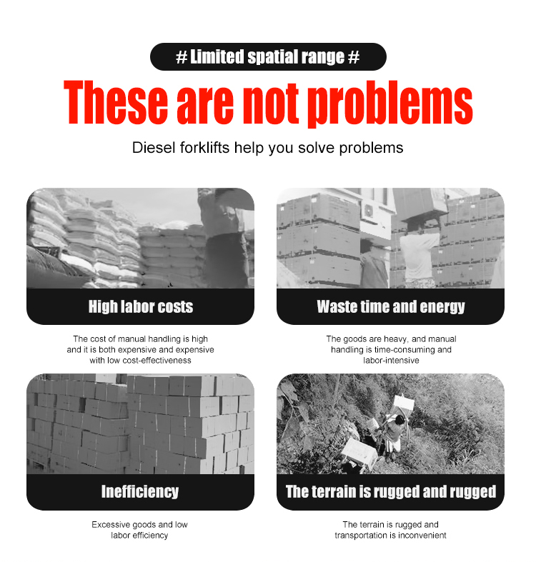 3.5T diesel powered forklift 