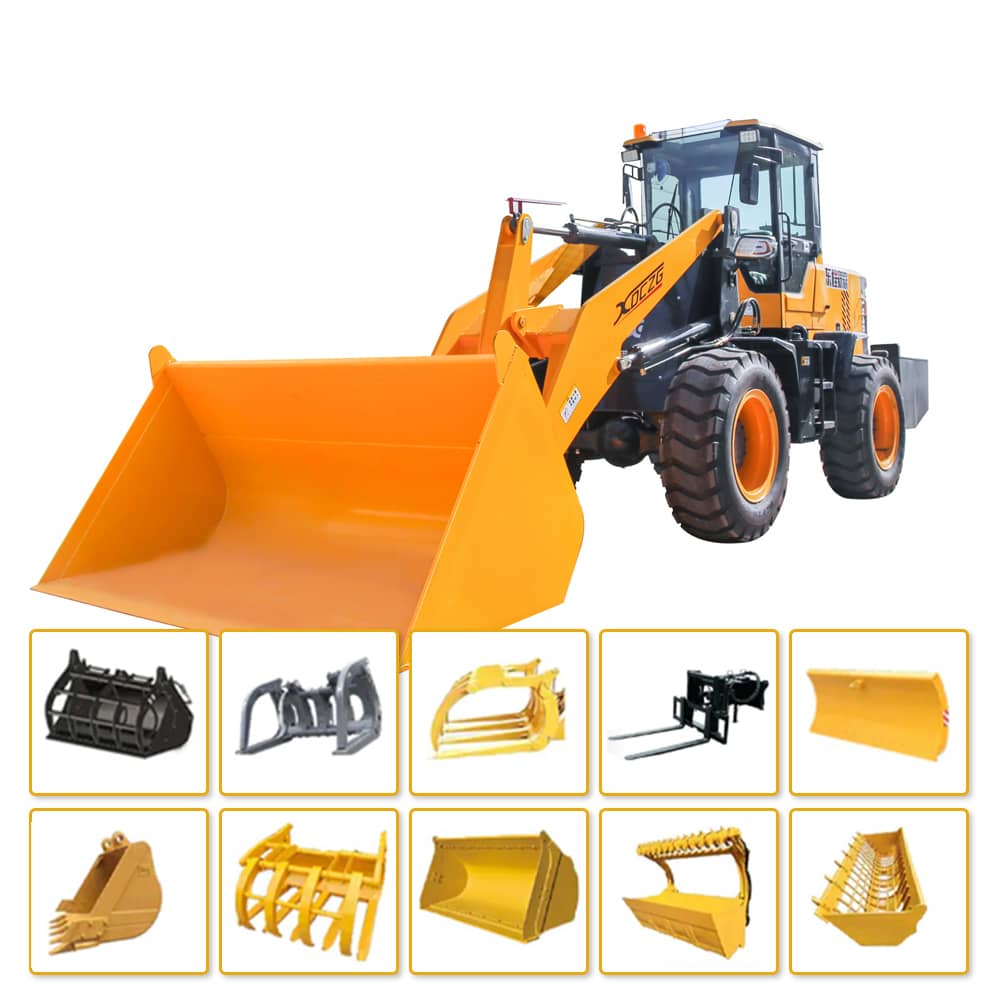 5.1Ton 4WD Loaders for Agriculture Improving Crop Handling