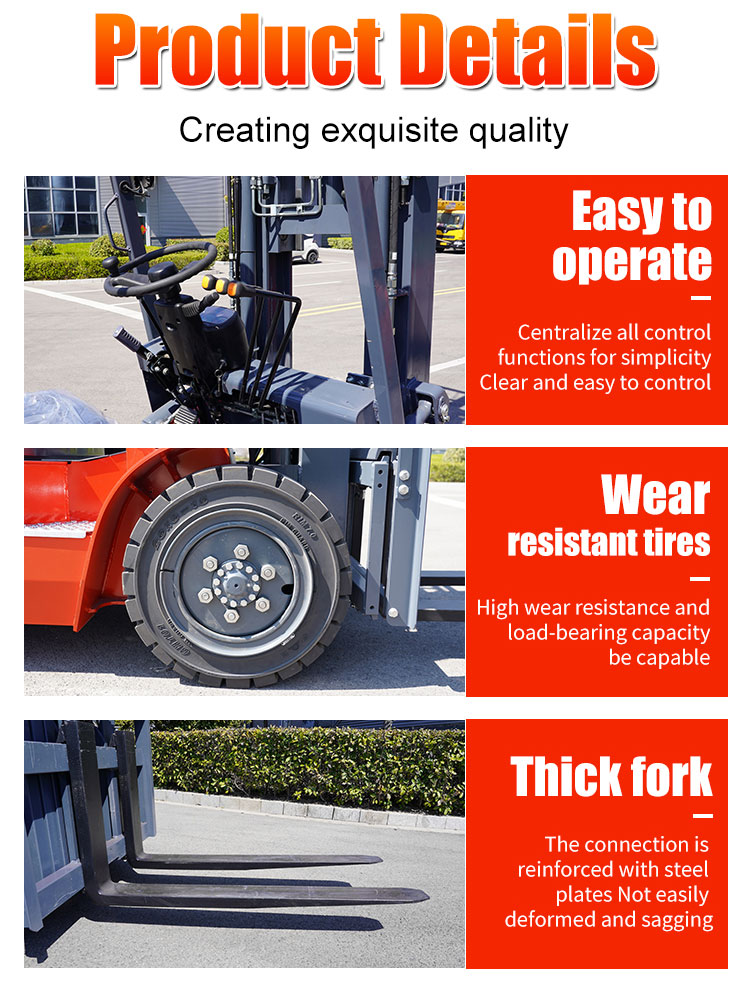 2.5T diesel forklift truck for sale