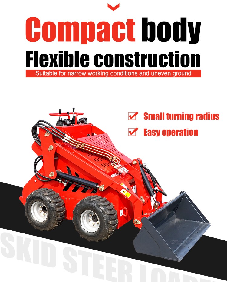 0.88 Ton mini skid steer loader