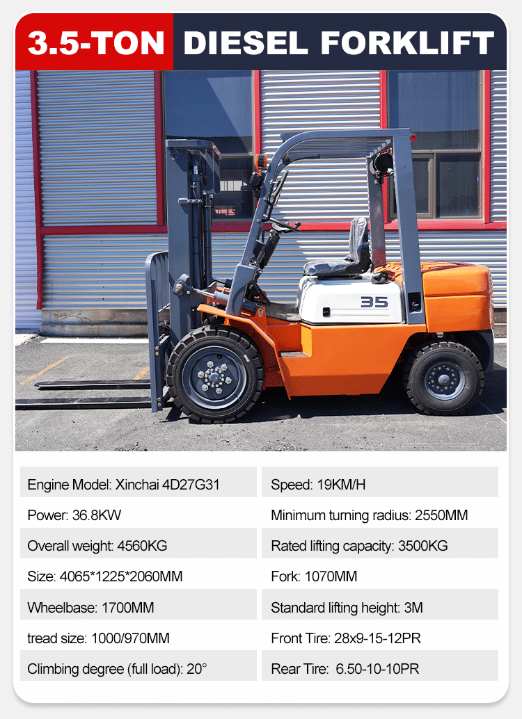 5Ton Internal Combustion Diesel-powered Forklift