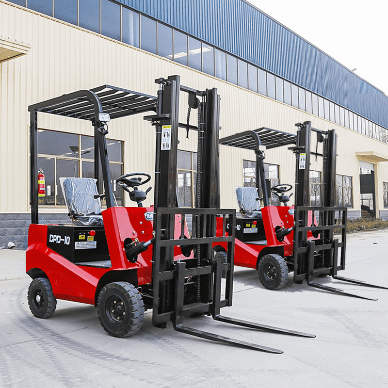sit down electric forklift 1.0 Ton
