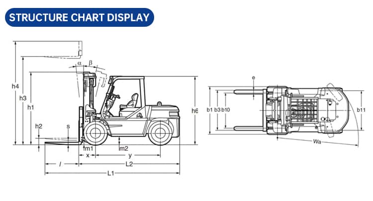 1.66T Electric Forklif