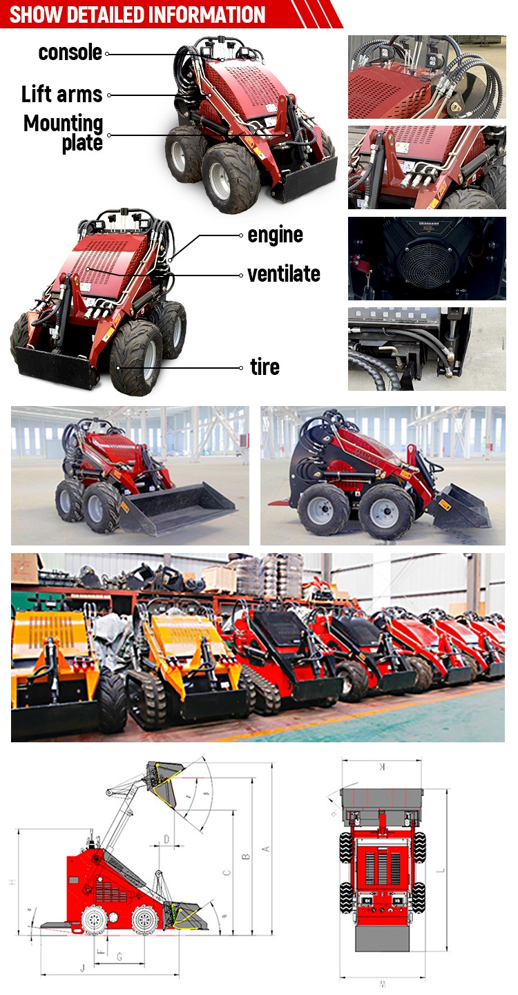 1.26 Ton mini track skid steer