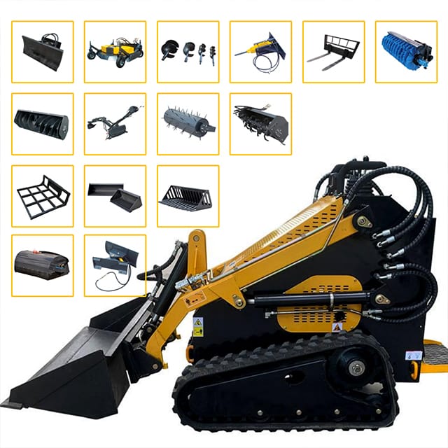 Skid steer loader load capacity 0.96ton