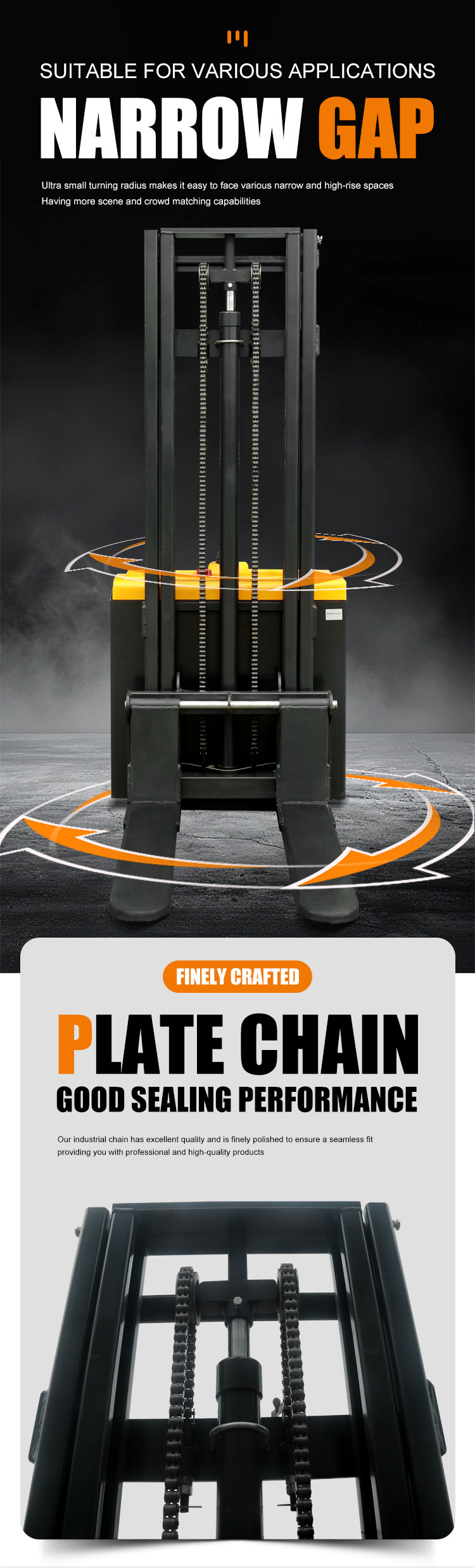 0.5 Ton Electric Stackers