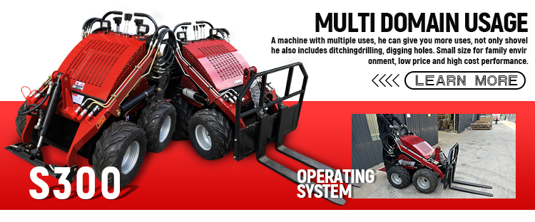 S300-Skid steer loader load capacity 0.96Ton