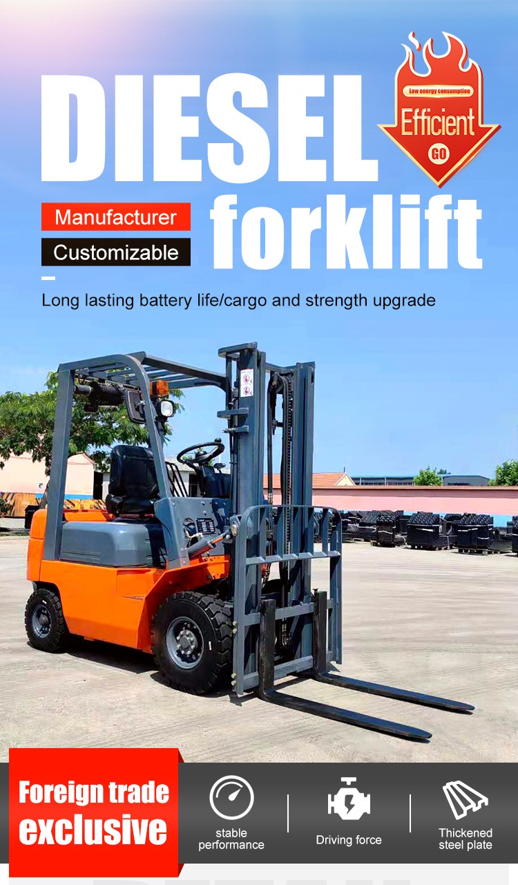 3.5T diesel powered forklift 