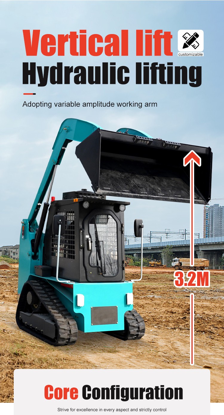 2.3 Ton mini skid steer loader