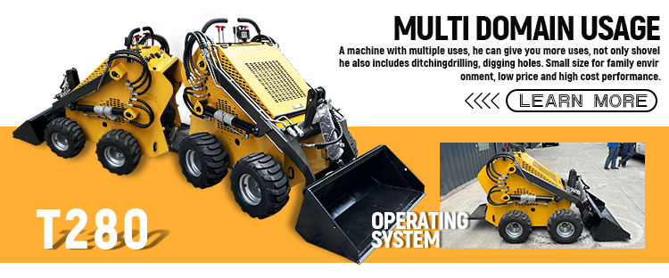 Skid steer loader load capacity 0.96ton