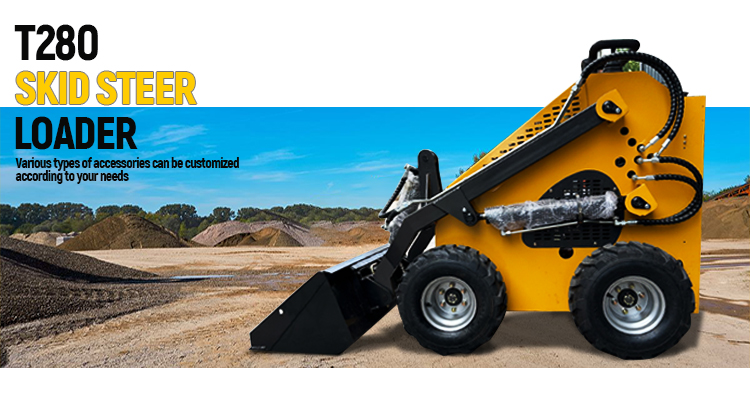 Skid steer loader load capacity 0.96ton