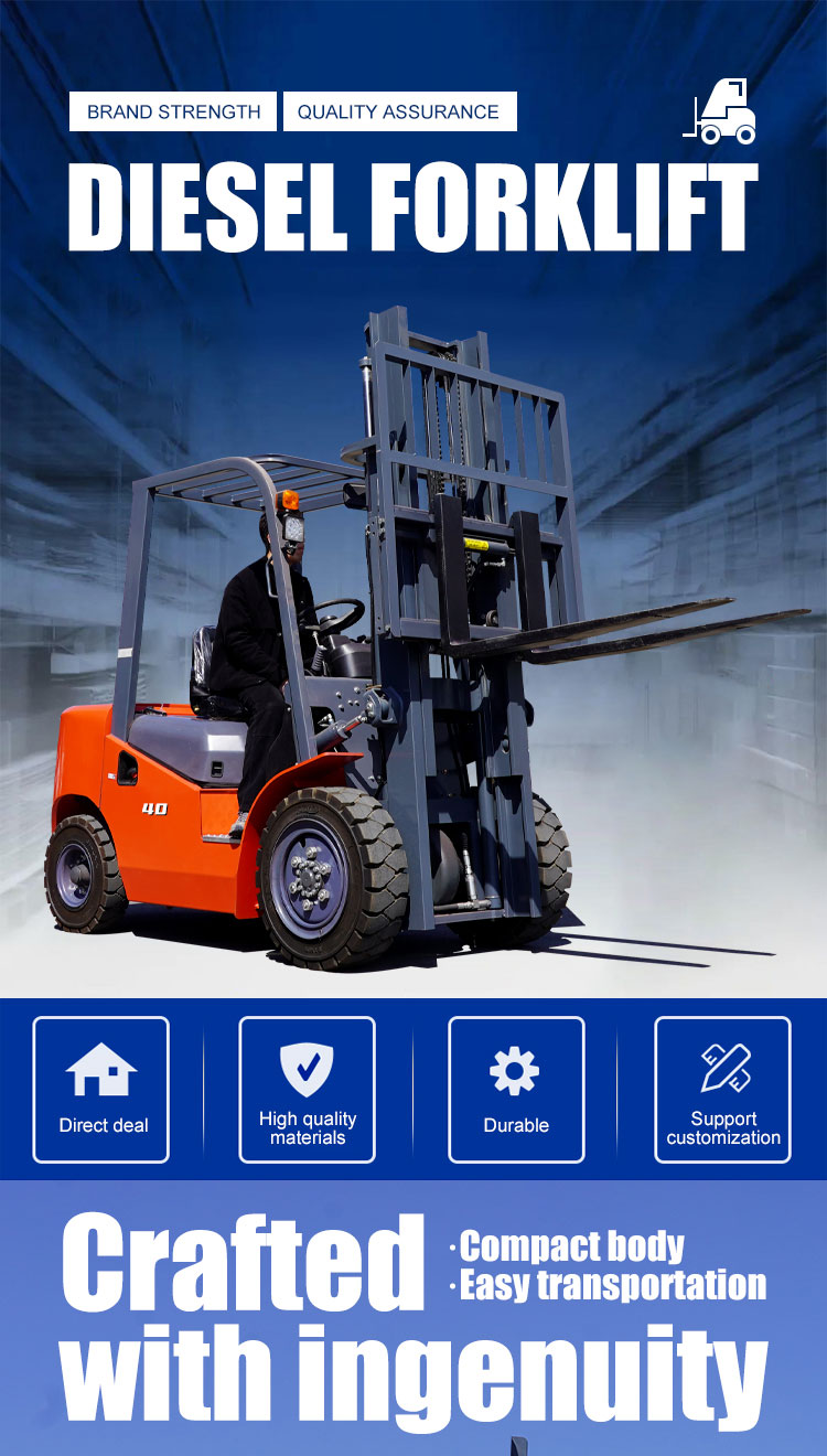 4.0T Diesel Forklift truck for sale