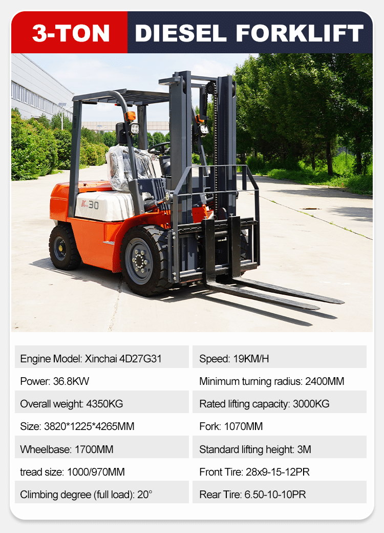 5Ton Internal Combustion Diesel-powered Forklift