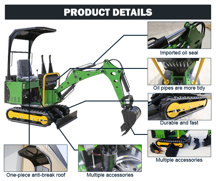 Escavadeira de 0,6 toneladas