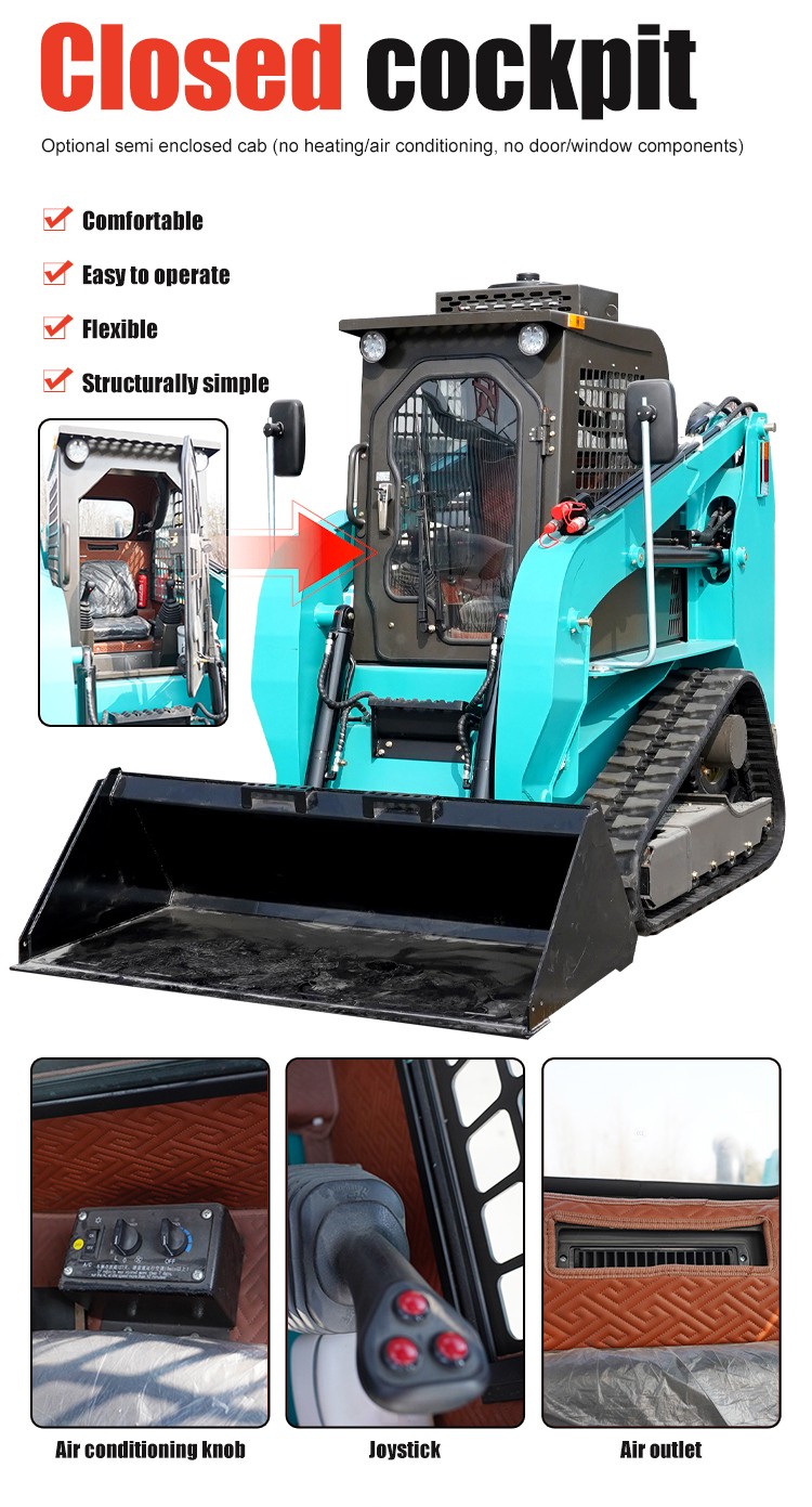 2.3 Ton mini skid steer loader
